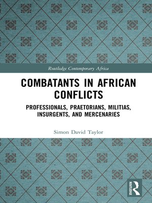 cover image of Combatants in African Conflicts